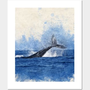 Photographic Whale Design Posters and Art